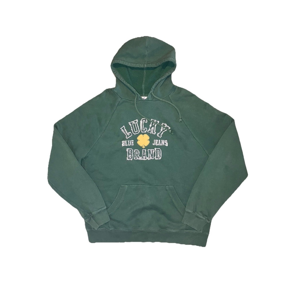 Lucky Brand Green Hoodie - Picture 1 of 12